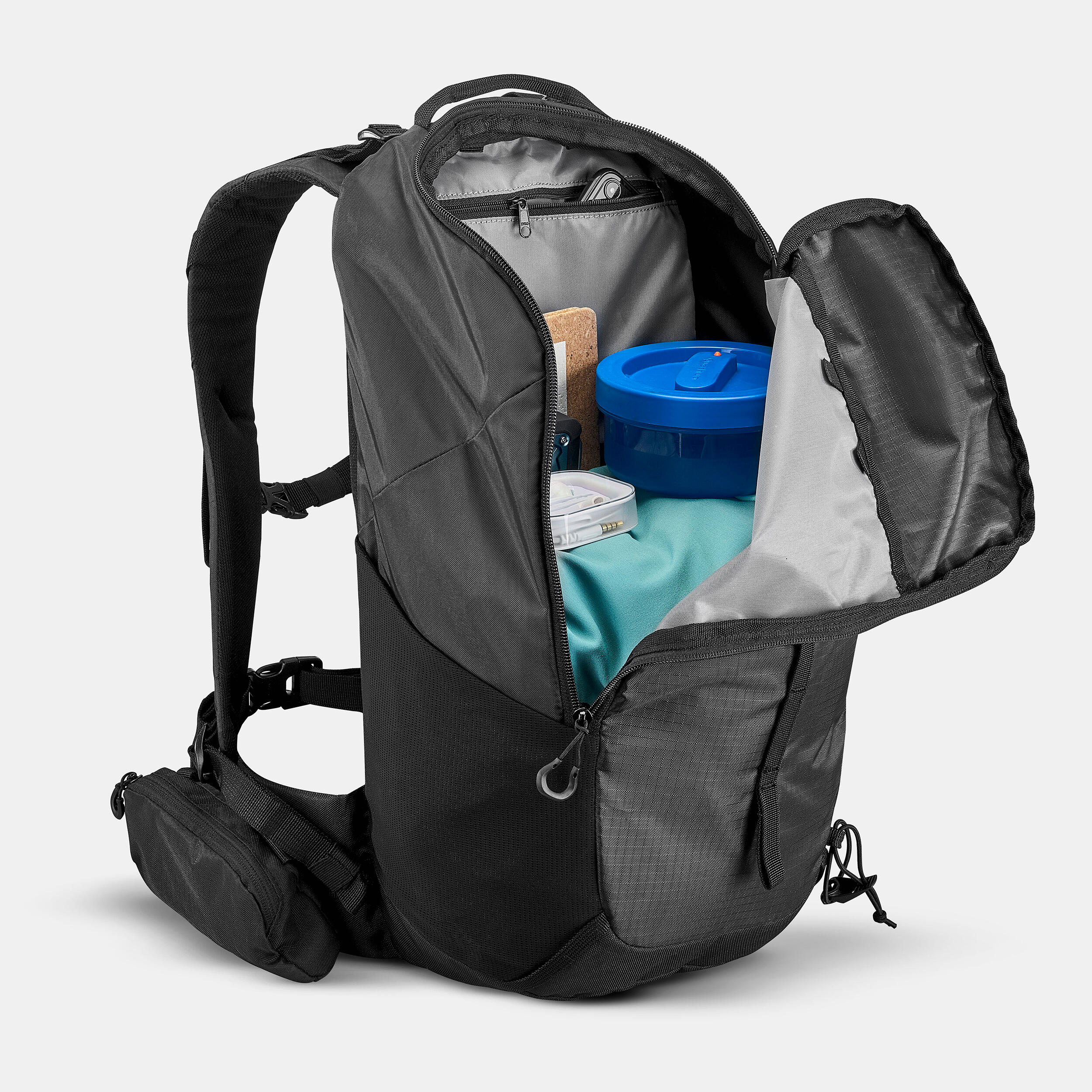 Hiking Backpack 20 L - MH 100 Black - QUECHUA