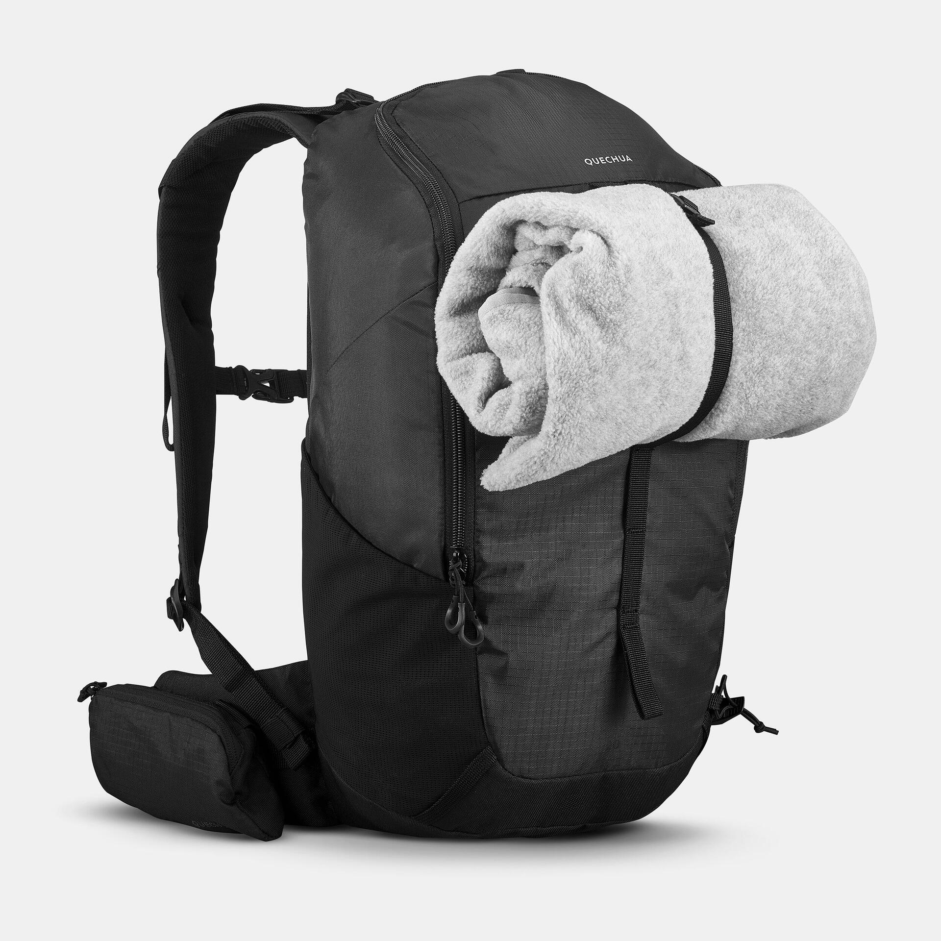 Backpack Nh100 Quechua Bag 20 Liter 20 L Mountain Hiking Backpack MH100 Black Backpack Nh100 Quechua Bag 20 Liter 20 L Mountain Hiking Backpack MH100 Black