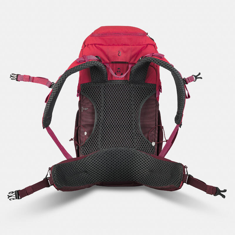 Wanderrucksack Bergwandern - MH500 20L dunkelrosa