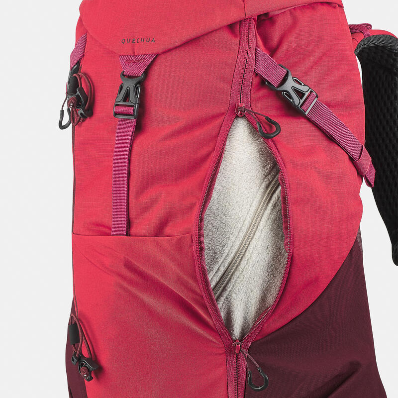 Wanderrucksack Bergwandern - MH500 20L dunkelrosa