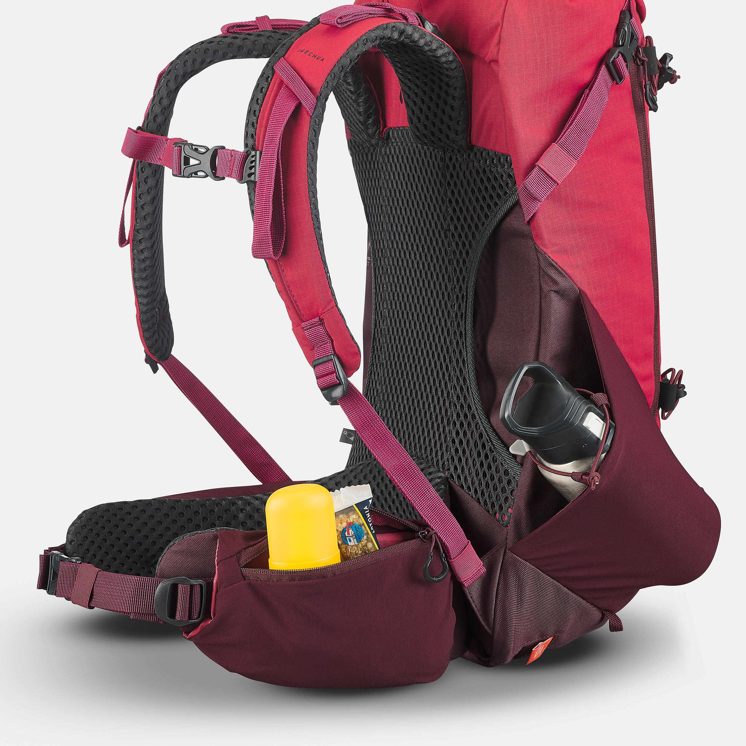 Mochila de montaña 20L funda impermeable Quechua MH500. Equipaje de mano 14/15