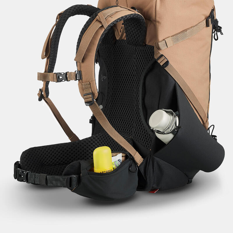 Rucksack 40 L Bergwandern - MH500 beige