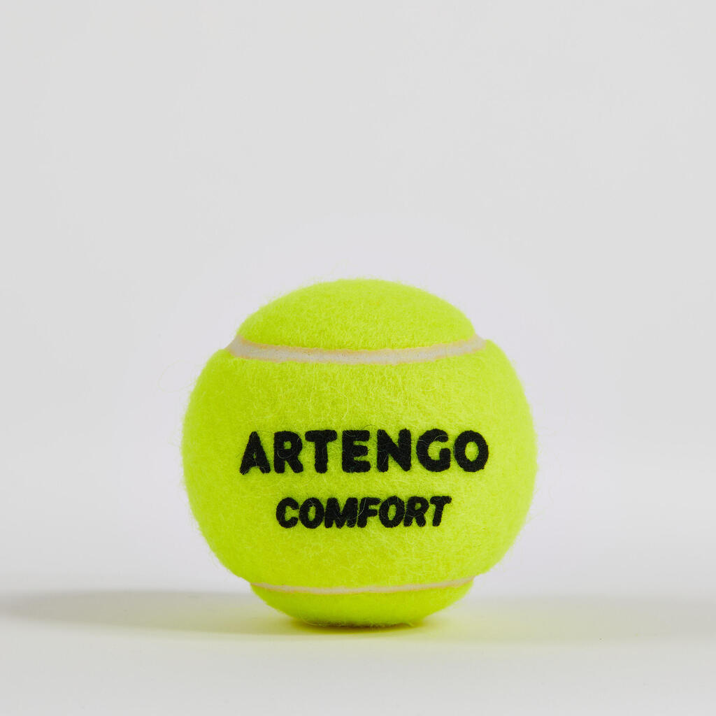 Rumene vsestranske teniške žogice Comfort 18x4