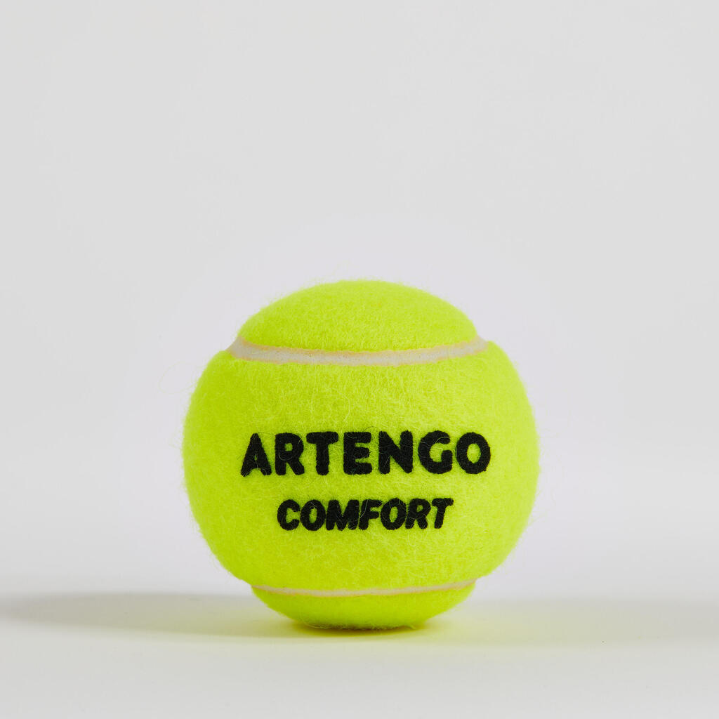 Tennisbälle ARTENGO Comfort - 4er-Dose gelb