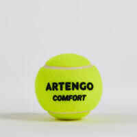 Pelota de tenis polivalente - ARTENGO Comfort * 4 AMARILLO