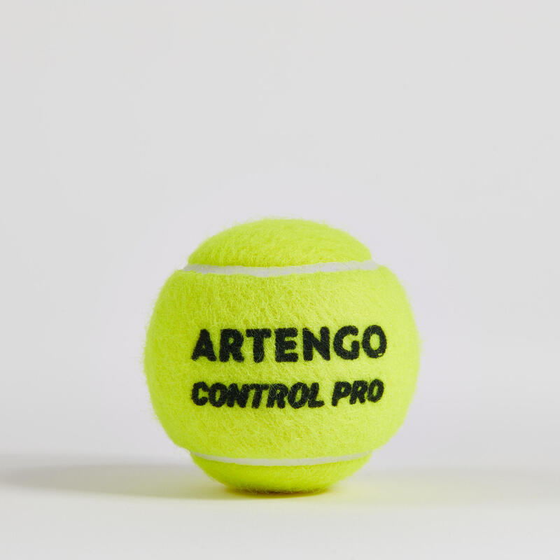 Palline tennis CONTROL PRO gialle x4