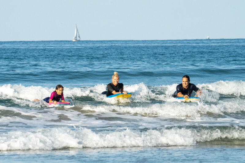 Deska bodyboard Olaian 100 z leashem na nadgarstek