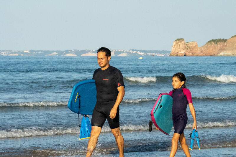 Deska bodyboard Olaian 100 z leashem na nadgarstek