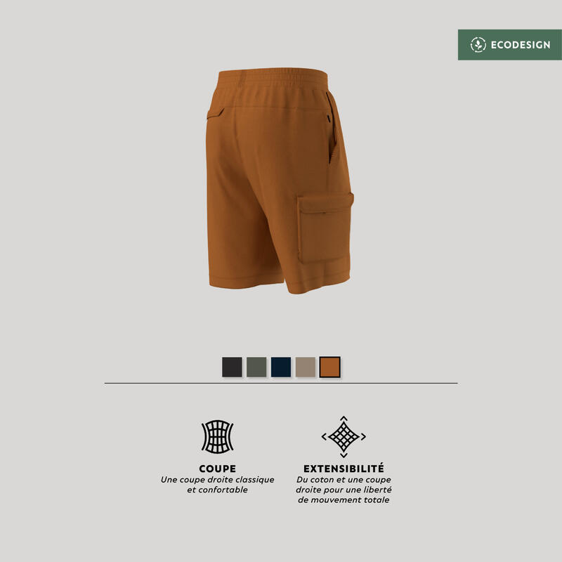 Short Cargo Fitness Homme - 520 marron noisette