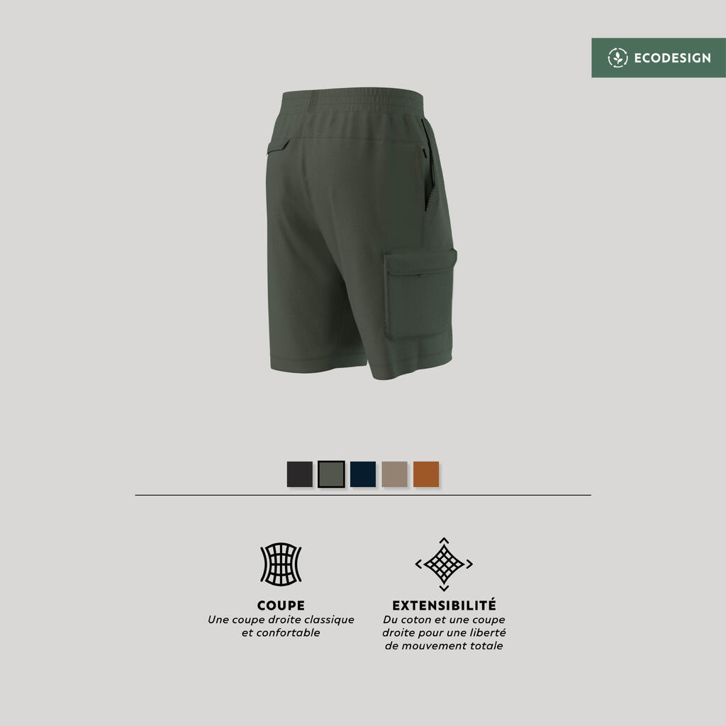 Short Cargo Fitness Homme - 520 kaki cendré