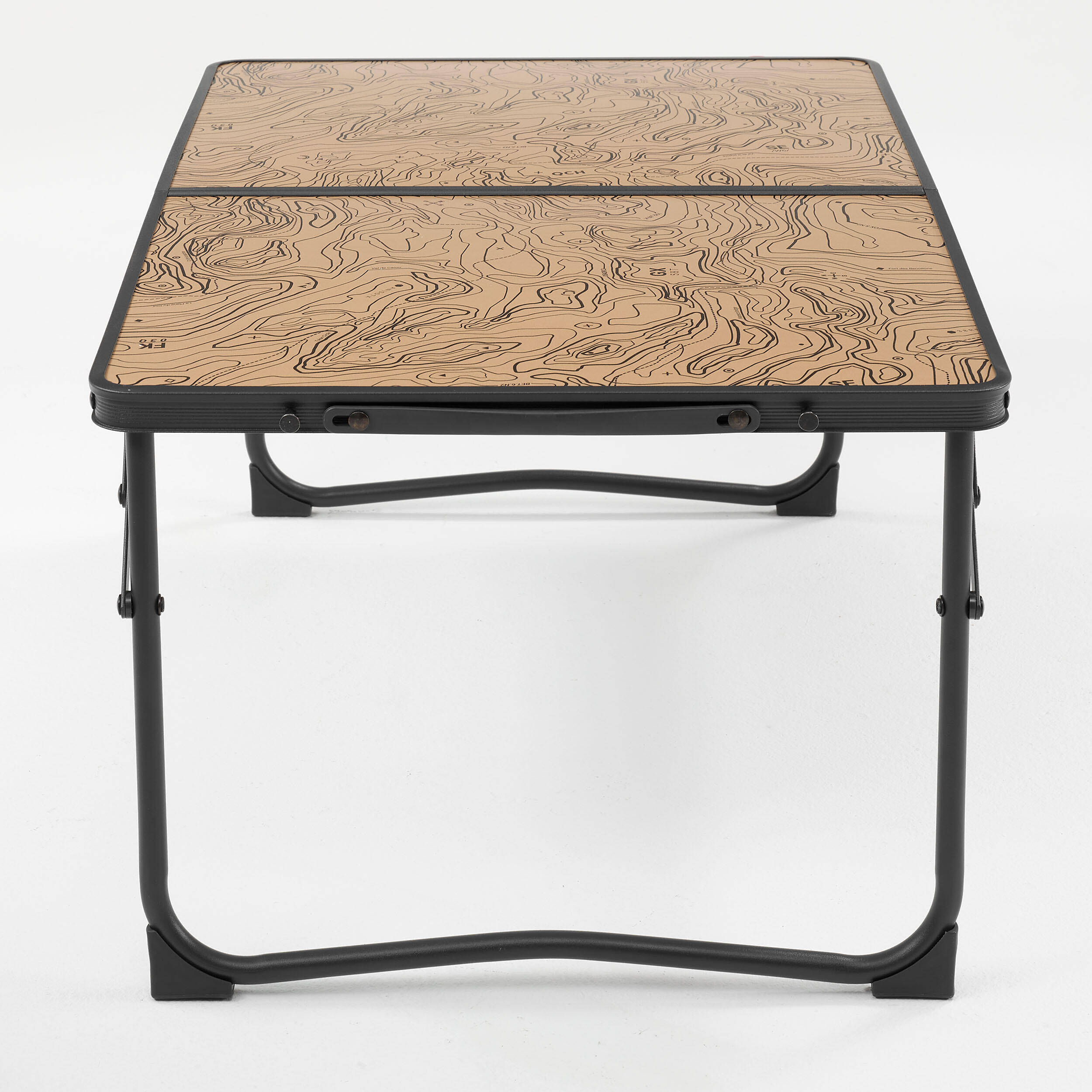 Folding Low Camping Table - 2 to 4 People - Beige -  4