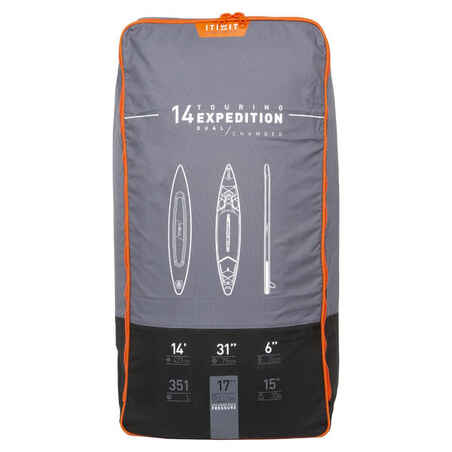 X900 14FT EXPEDITION INFLATABLE STAND-UP PADDLEBOARD (DOUBLE CHAMBER)