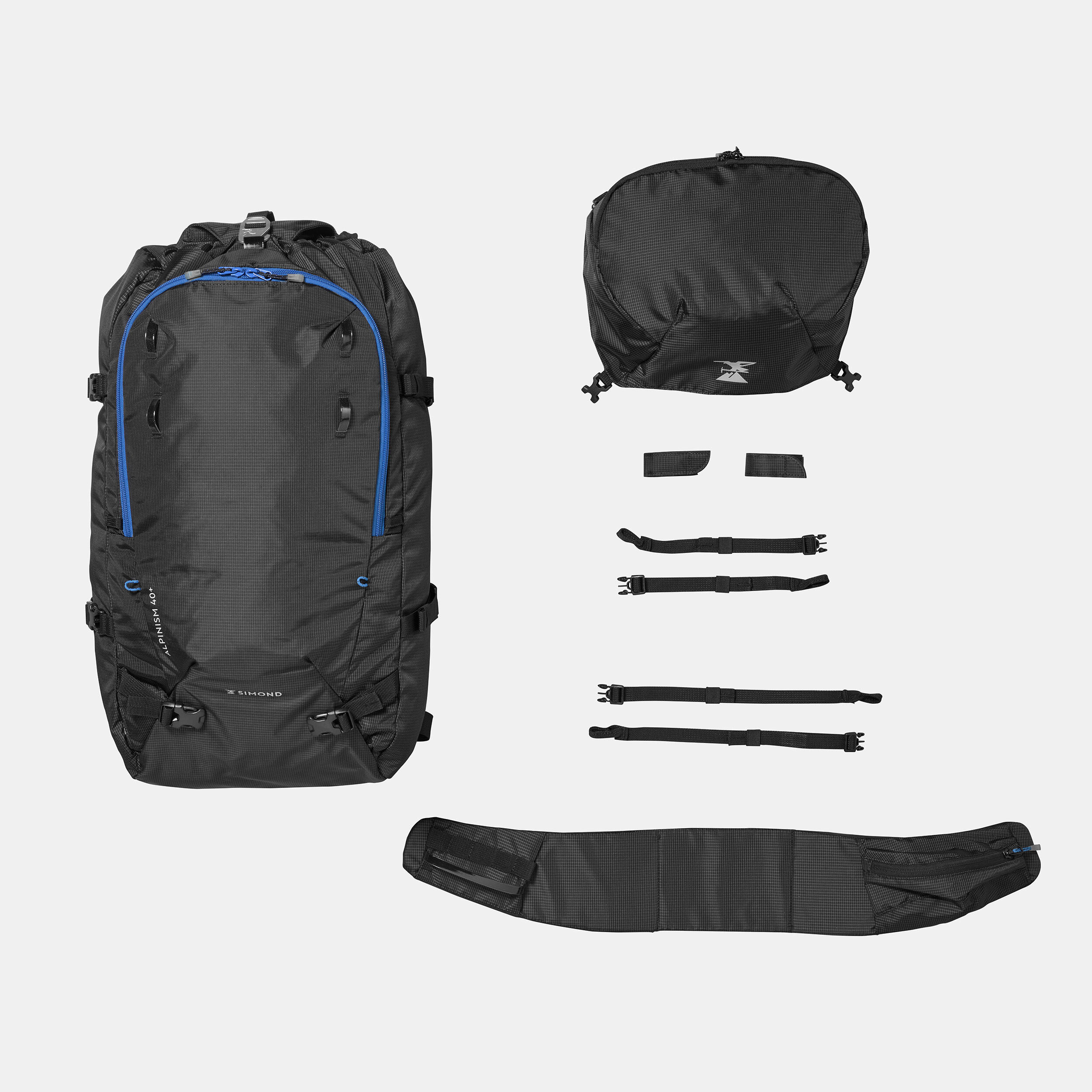 Mountaineering backpack 40 litres alpinism 40 evo black - Decathlon