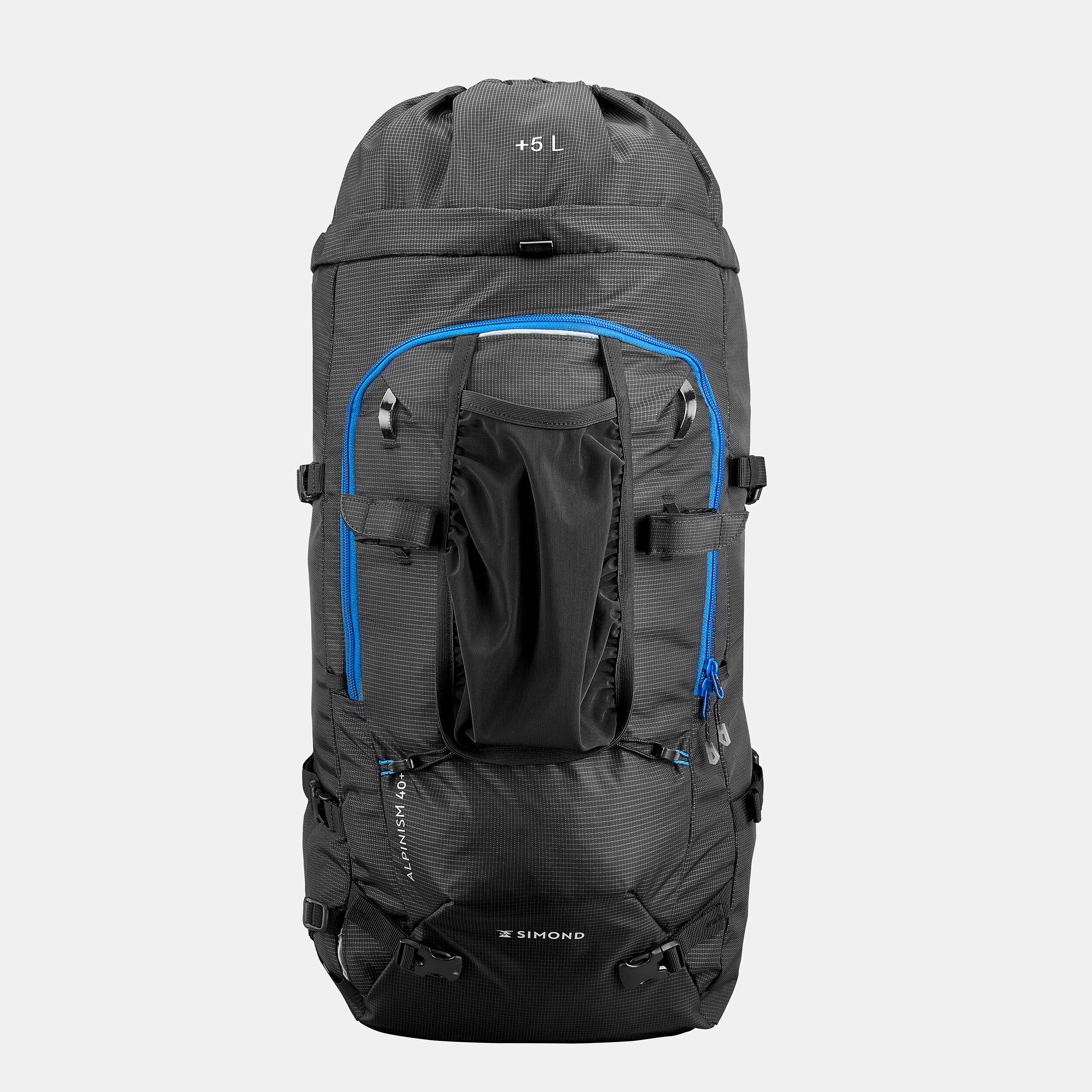 MOUNTAINEERING BACKPACK 40 LITRES - ALPINISM 40 EVO BLACK 10/15