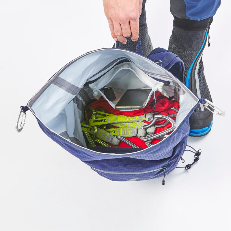 Sac à dos d'alpinisme imperméable 30 LITRES - ICE 30 BLEU