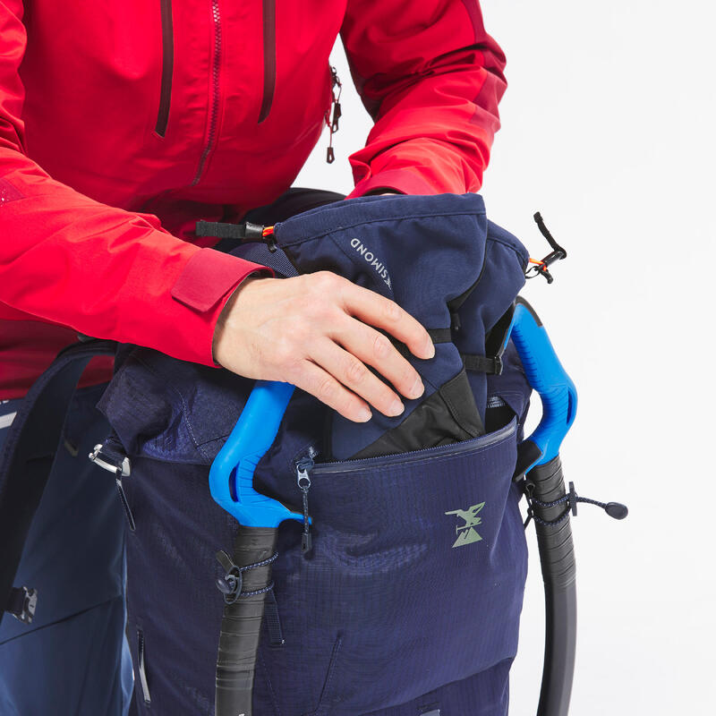 Zaino alpinismo impermeabile ICE 30 | 30 litri azzurro