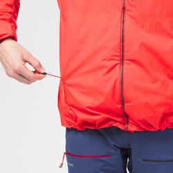 MEN'S WINDPROOF JACKET FOR MOUNTAINEERING - VERMILION RED