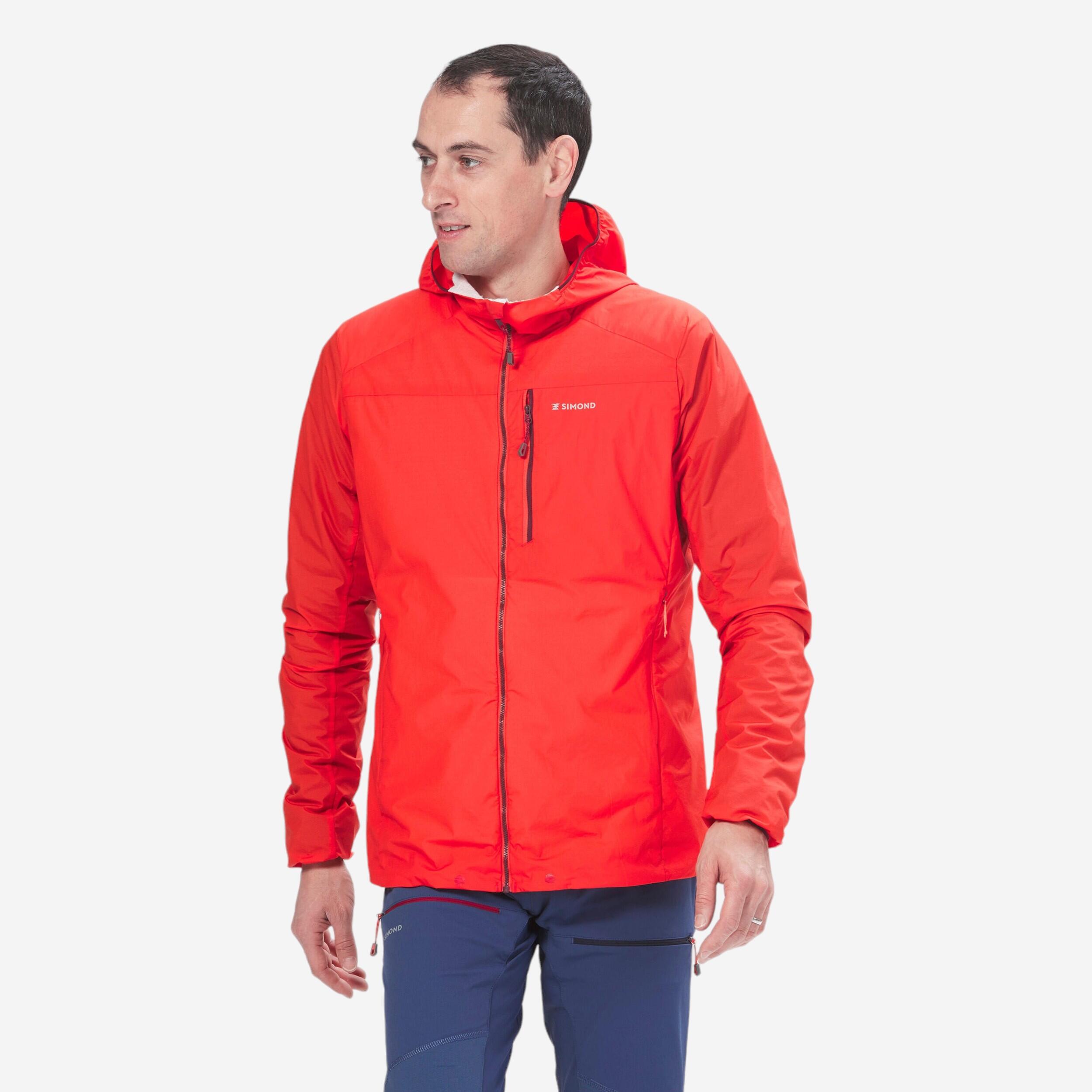 Decathlon | Softshell alpinismo uomo WINDSHELL rosso |  Simond