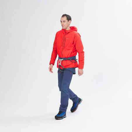 MEN'S WINDPROOF JACKET FOR MOUNTAINEERING - VERMILION RED