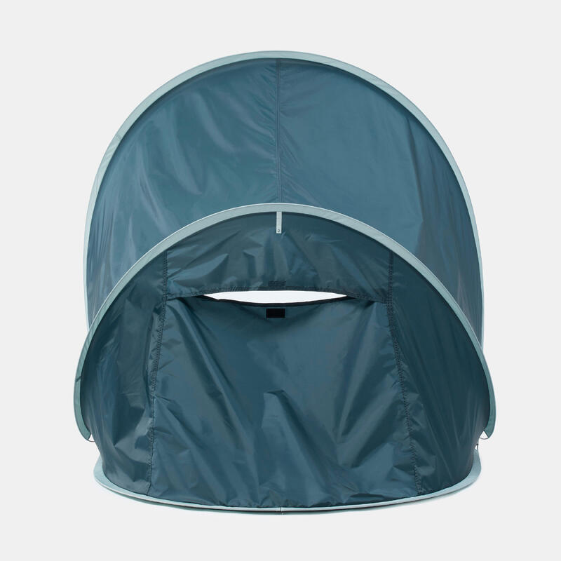 Parasole campeggio 2 SECONDS azzurro | 1 adulto o 2 bambini 