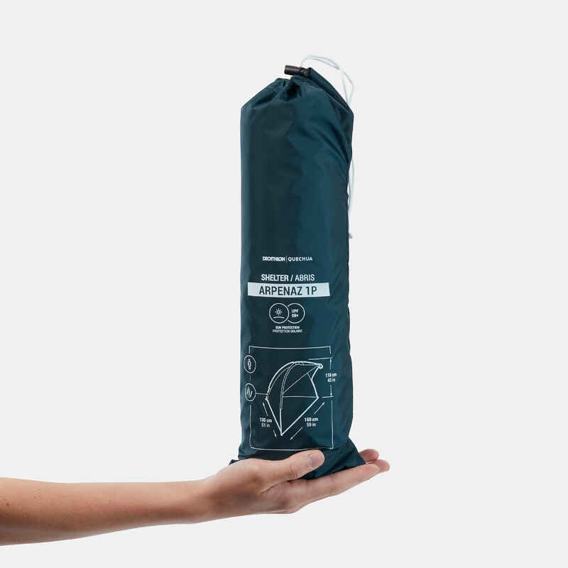 Camping Shelter with Poles 1 person Arpenaz 1P Decathlon