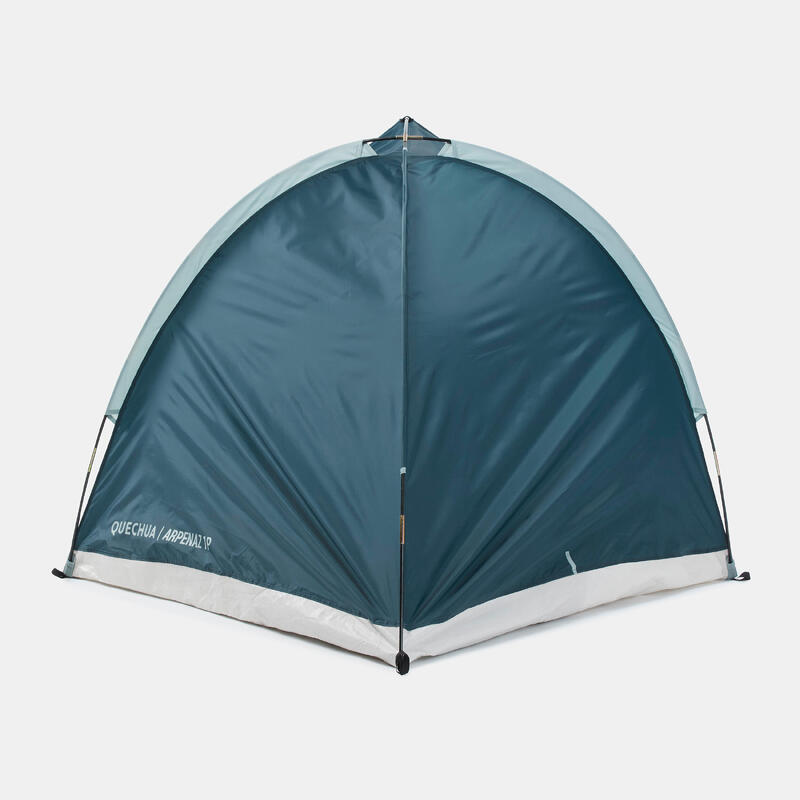 Schutzzelt Stangenaufbau Camping - Arpenaz für 1 Person