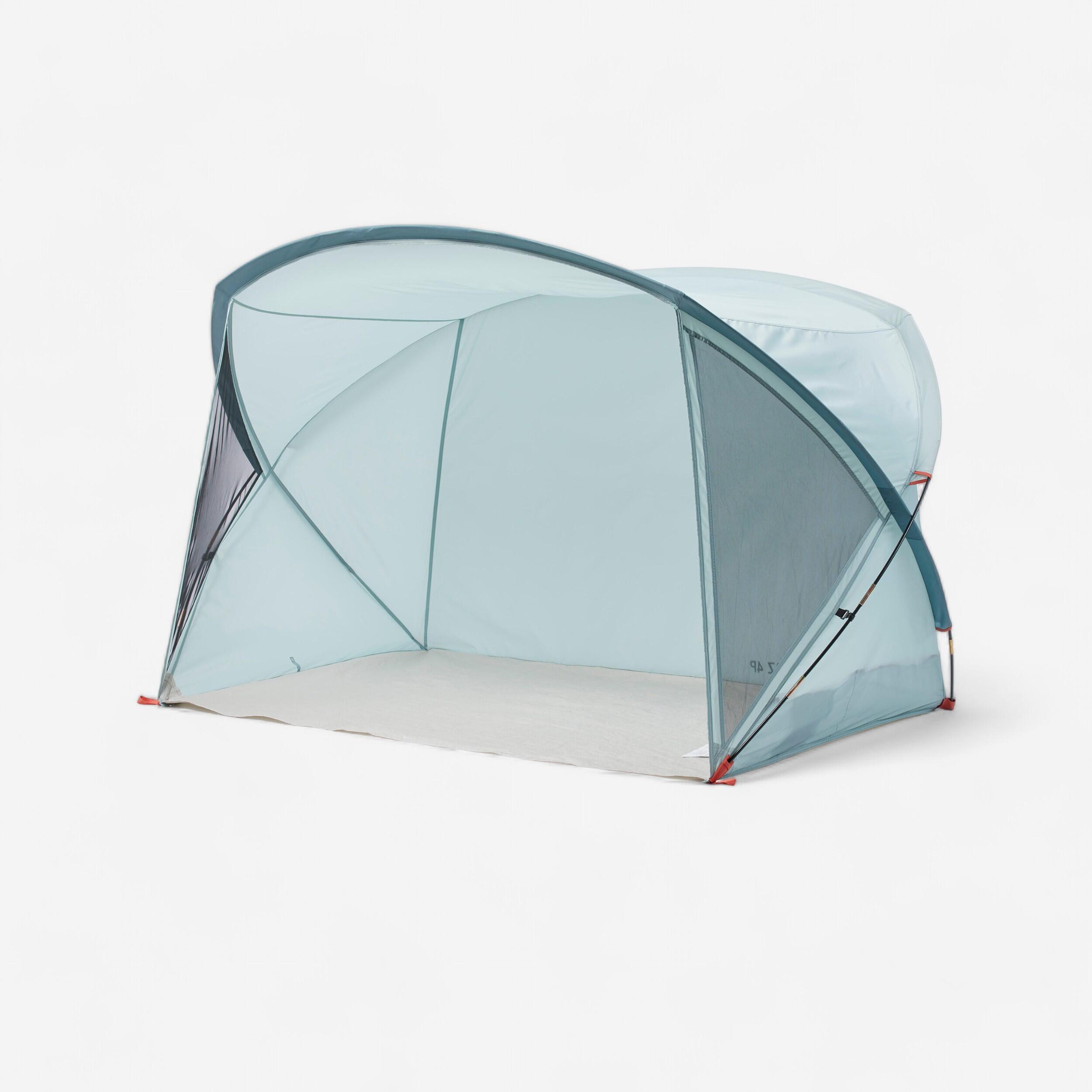 Quechua - Abri À Arceaux De Camping - 4 Places - Arpenaz 4p - Abris - Camping Et Bivouac Randonnee Trekking - Vert - Taille Unique - Decathlon