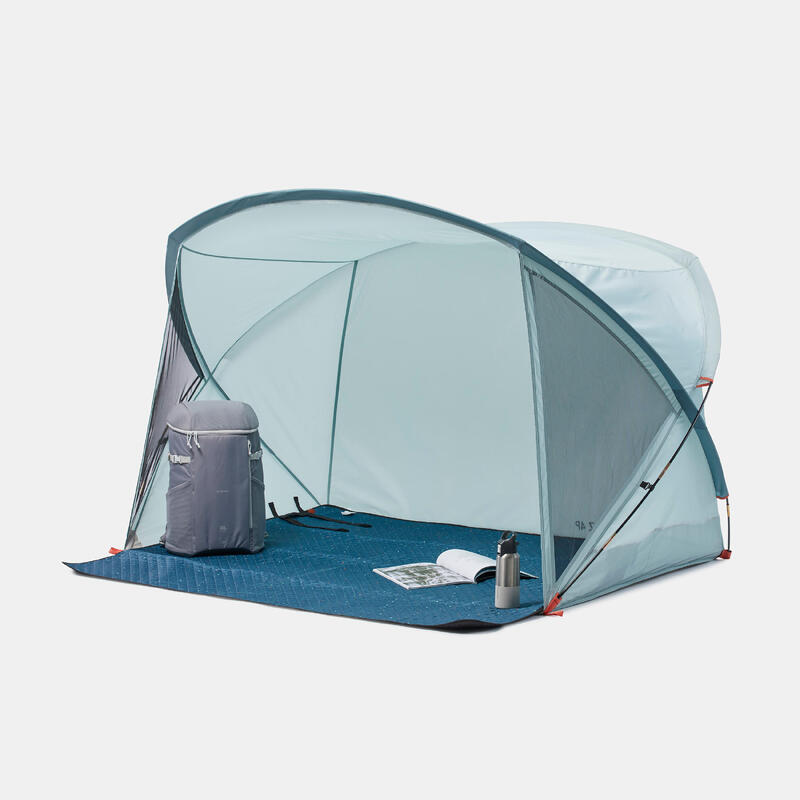Schutzzelt Stangenaufbau Camping - Arpenaz für 4 Personen