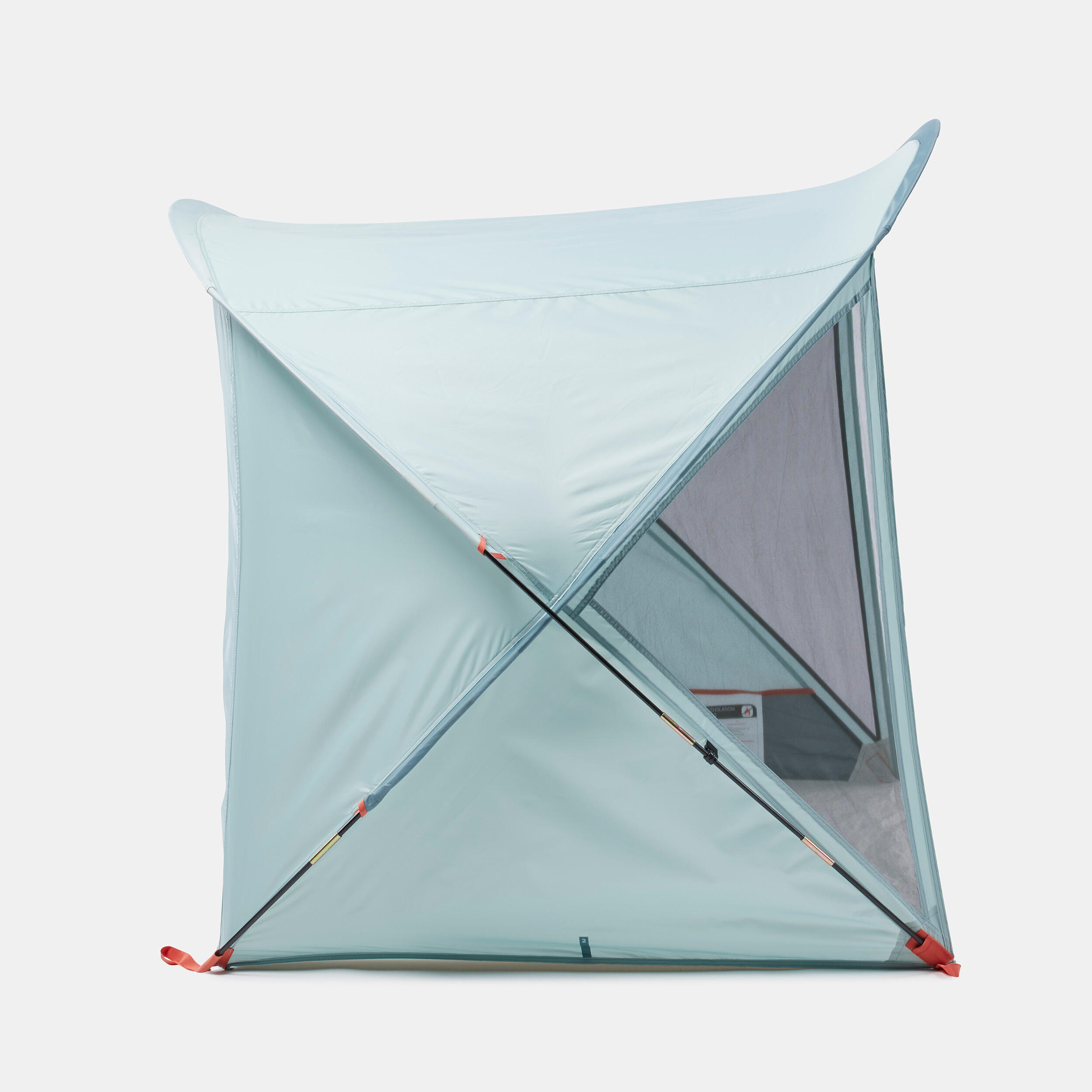 Schutzzelt Stangenaufbau Camping - Arpenaz für 4 Personen 4/12