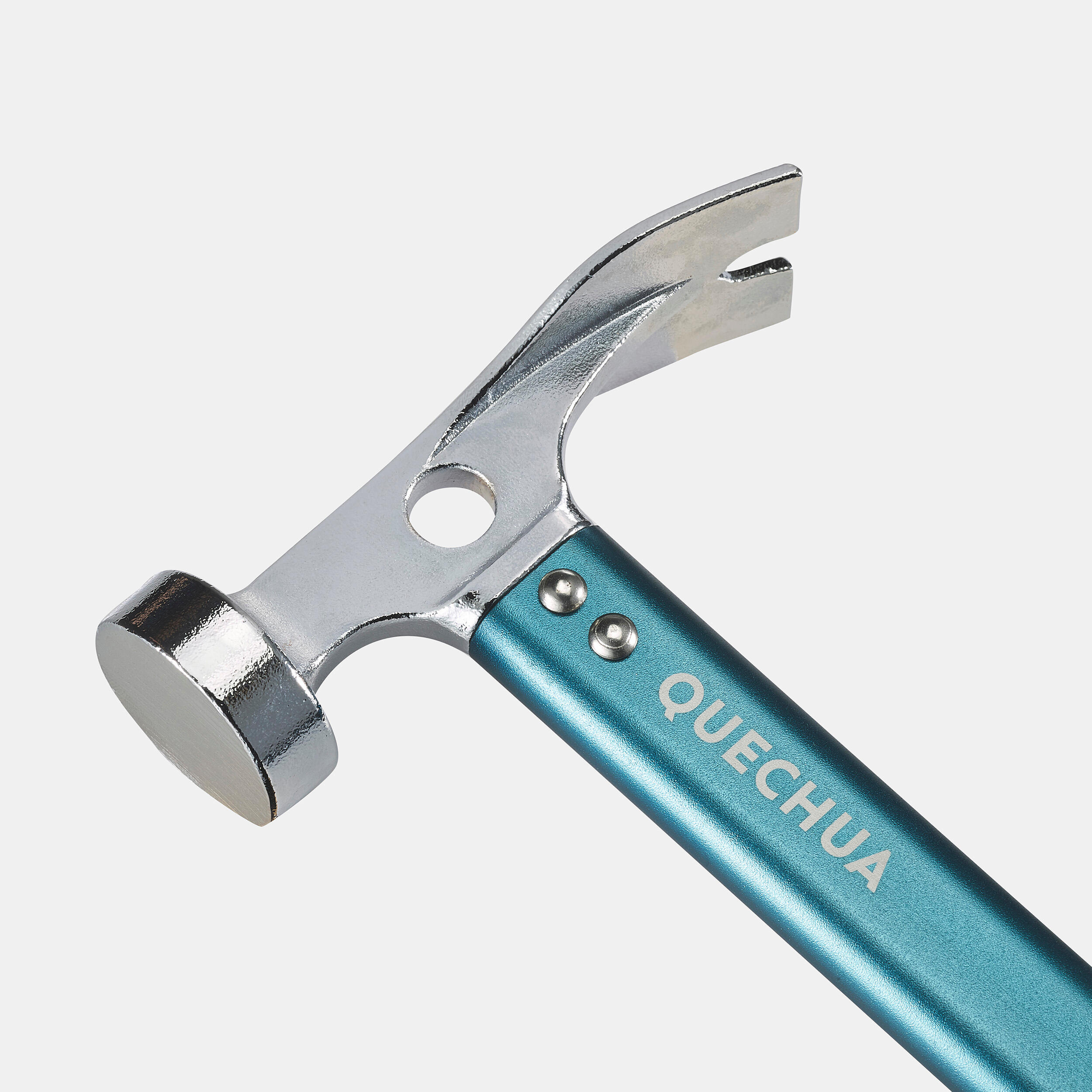 Hard Ground Tent Peg Mallet Dark petrol blue Quechua Decathlon