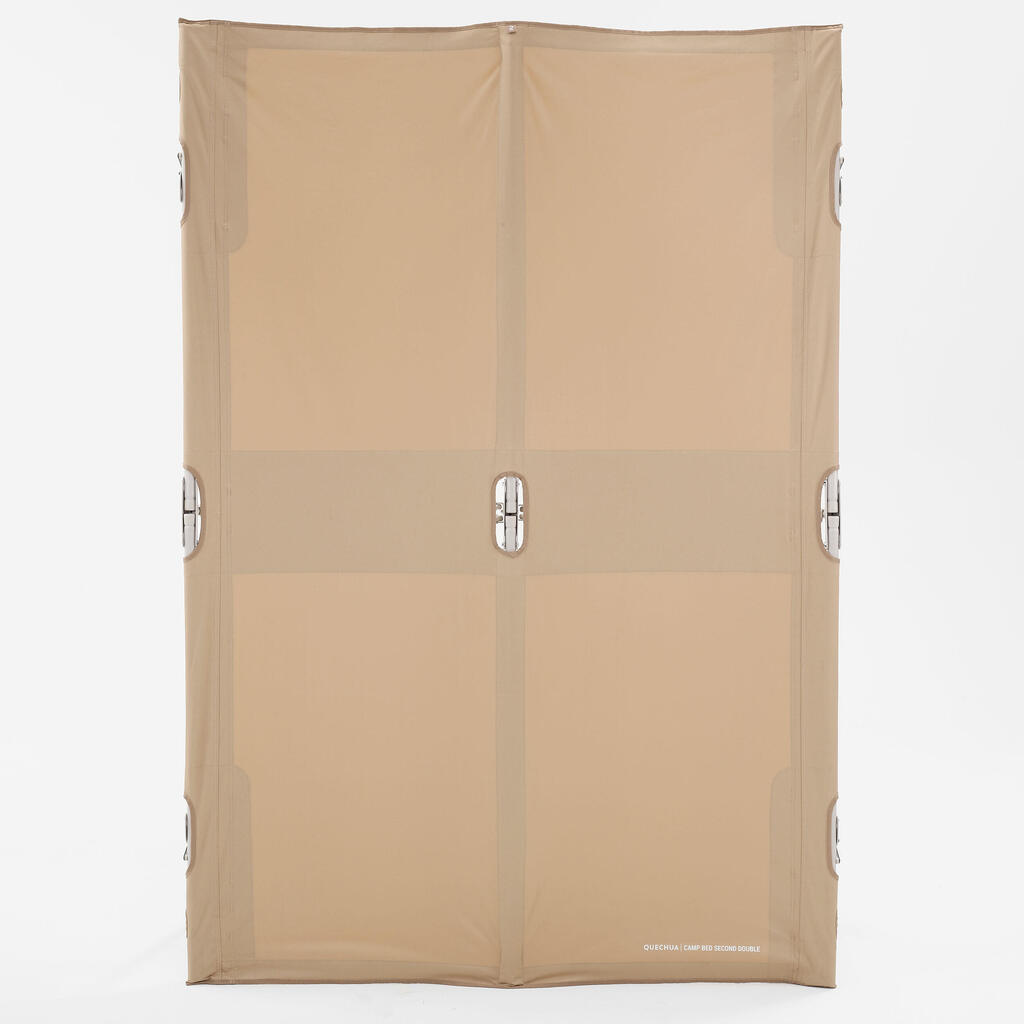 LIT DE CAMP POUR LE CAMPING - DOUBLE CAMP BED SECOND 130 CM - 2 PERSONNES