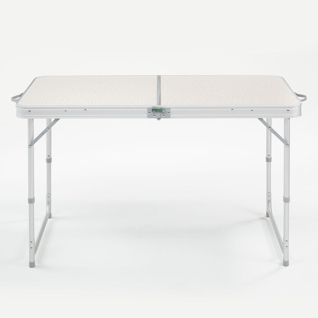 Mesa plegable 4 a 6 Personas para camping Quechua gris