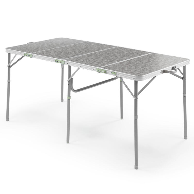 Aktive Mesa Plegable De Camping Altura Regulable Con Malla Gris