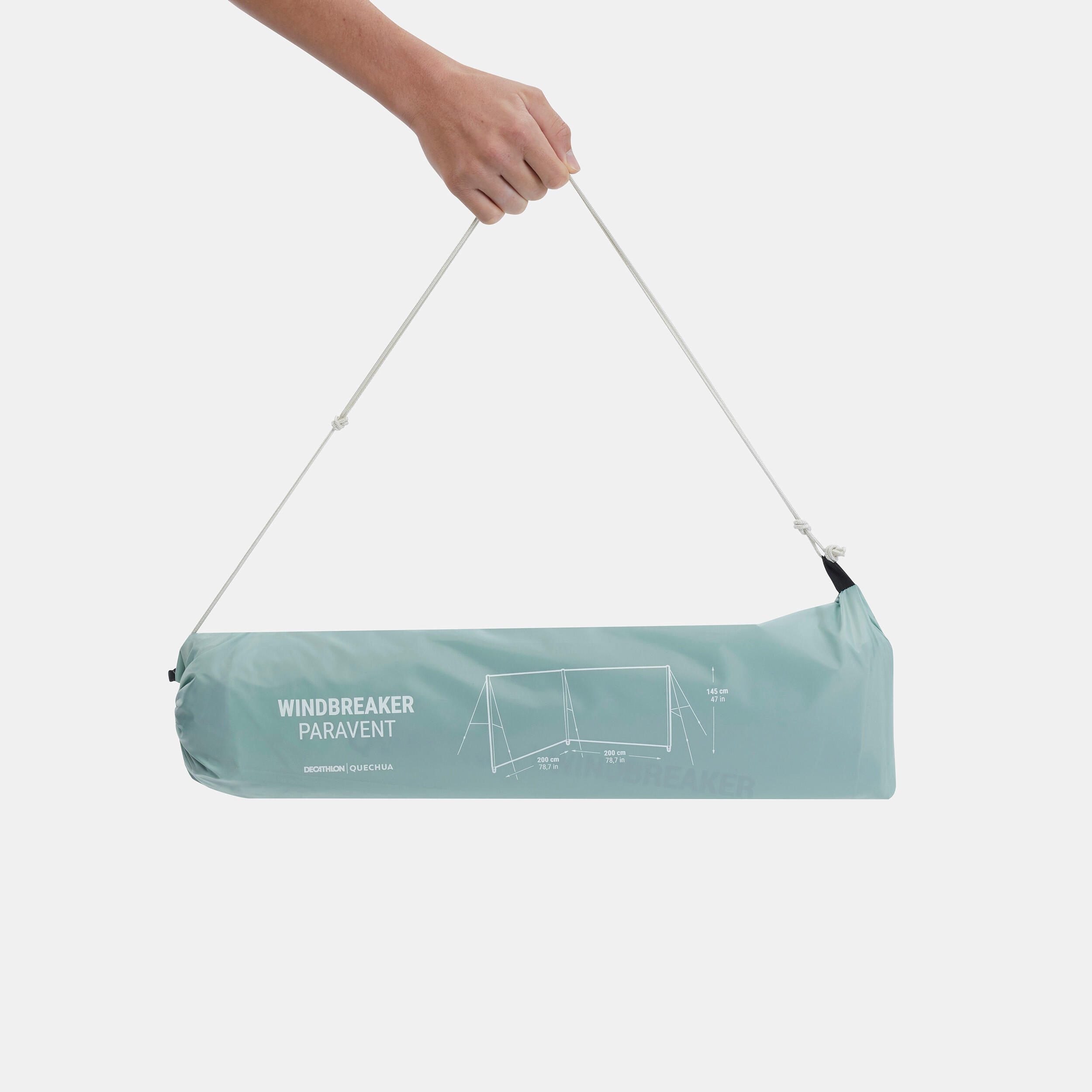 CAMPING WINDBREAK - 4 x 1.45 METRES - 6 PERSON 4/5