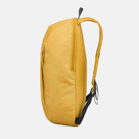 Morral pequeño de 10 litros para senderismo			NH100 Quechua amarillo