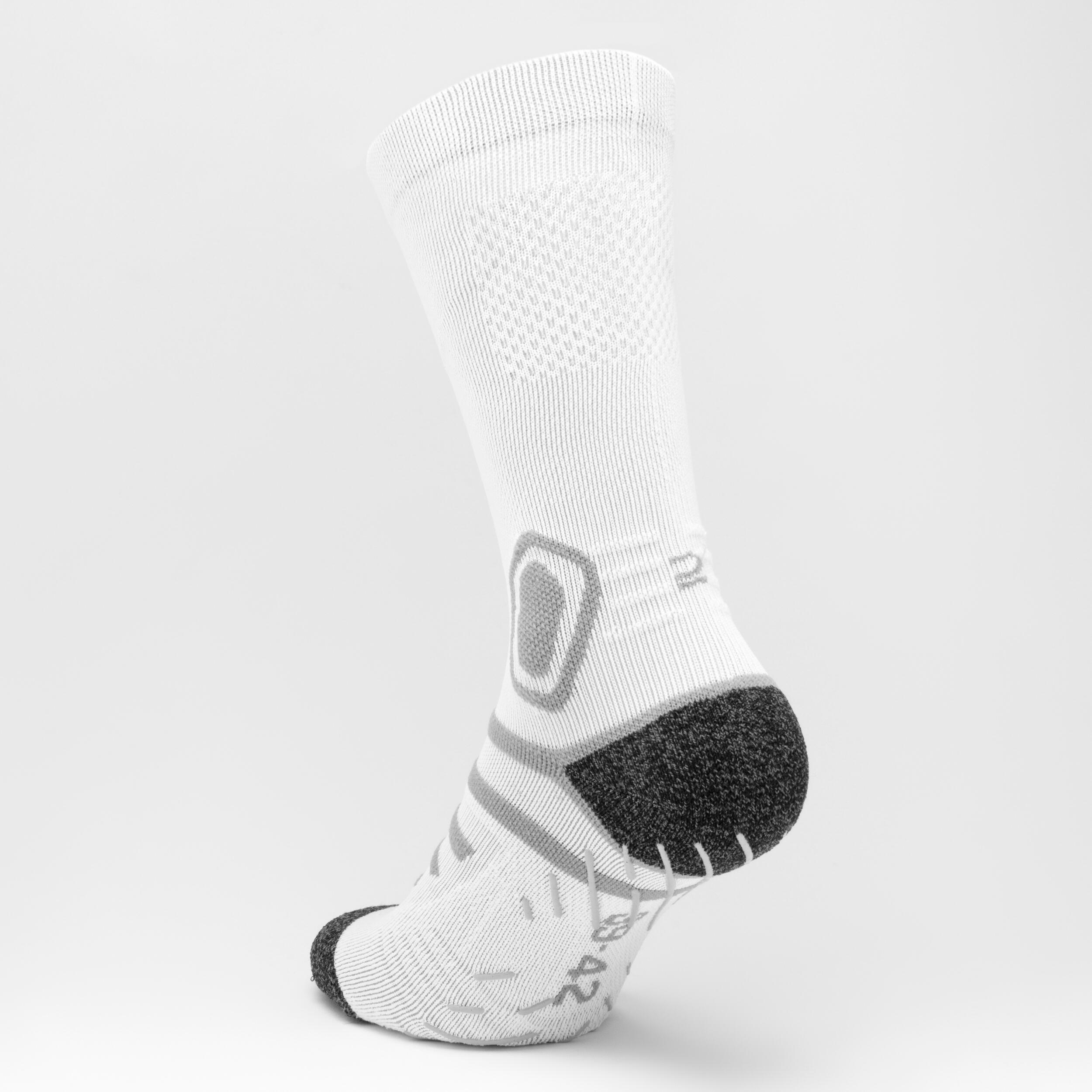 Adult Mid Rugby Socks R520 - White 2/6