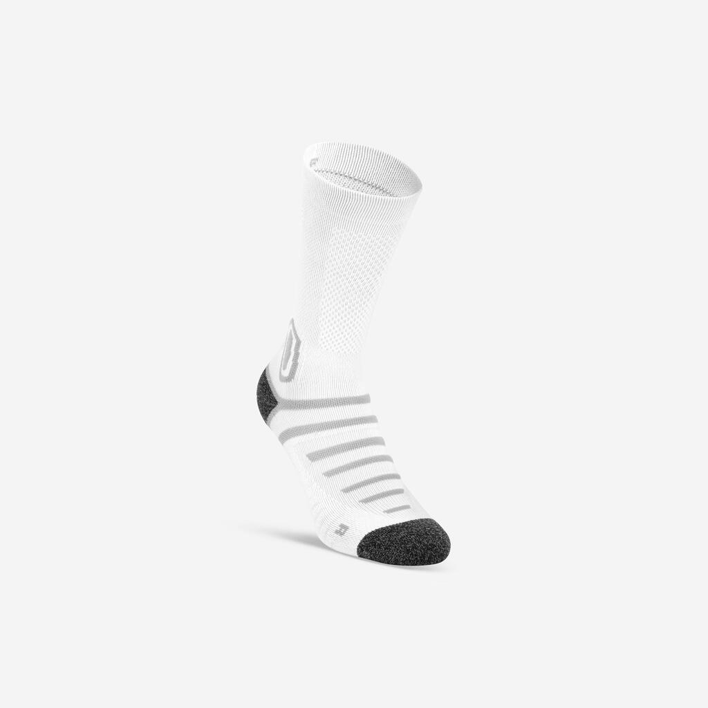 Ponožky na ragby R520 stredne vysoké čierne