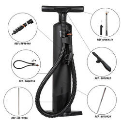 DOUBLE-ACTION CANOE/KAYAK HAND PUMP, LOW PRESSURE: 0-10 PSI