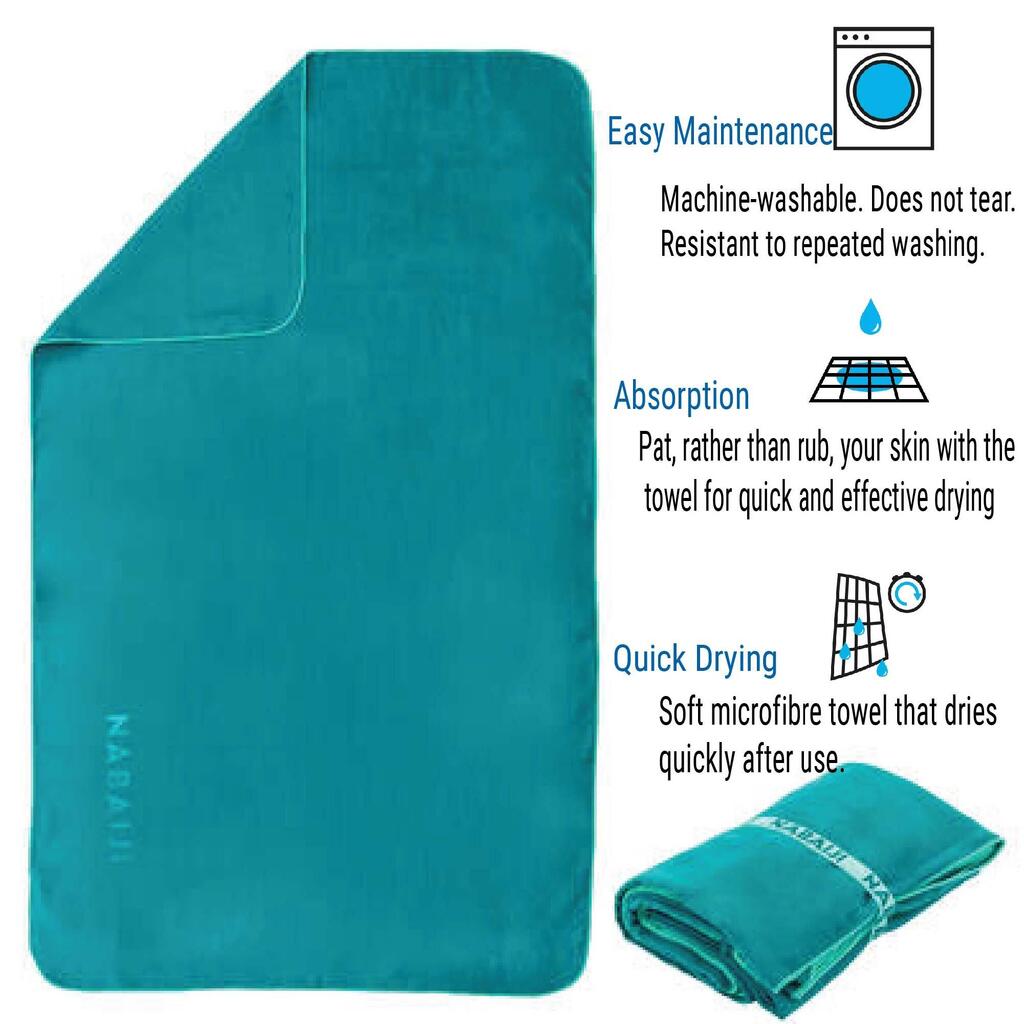 Microfibre Pool Towel Coral Size L 80 x 130 cm