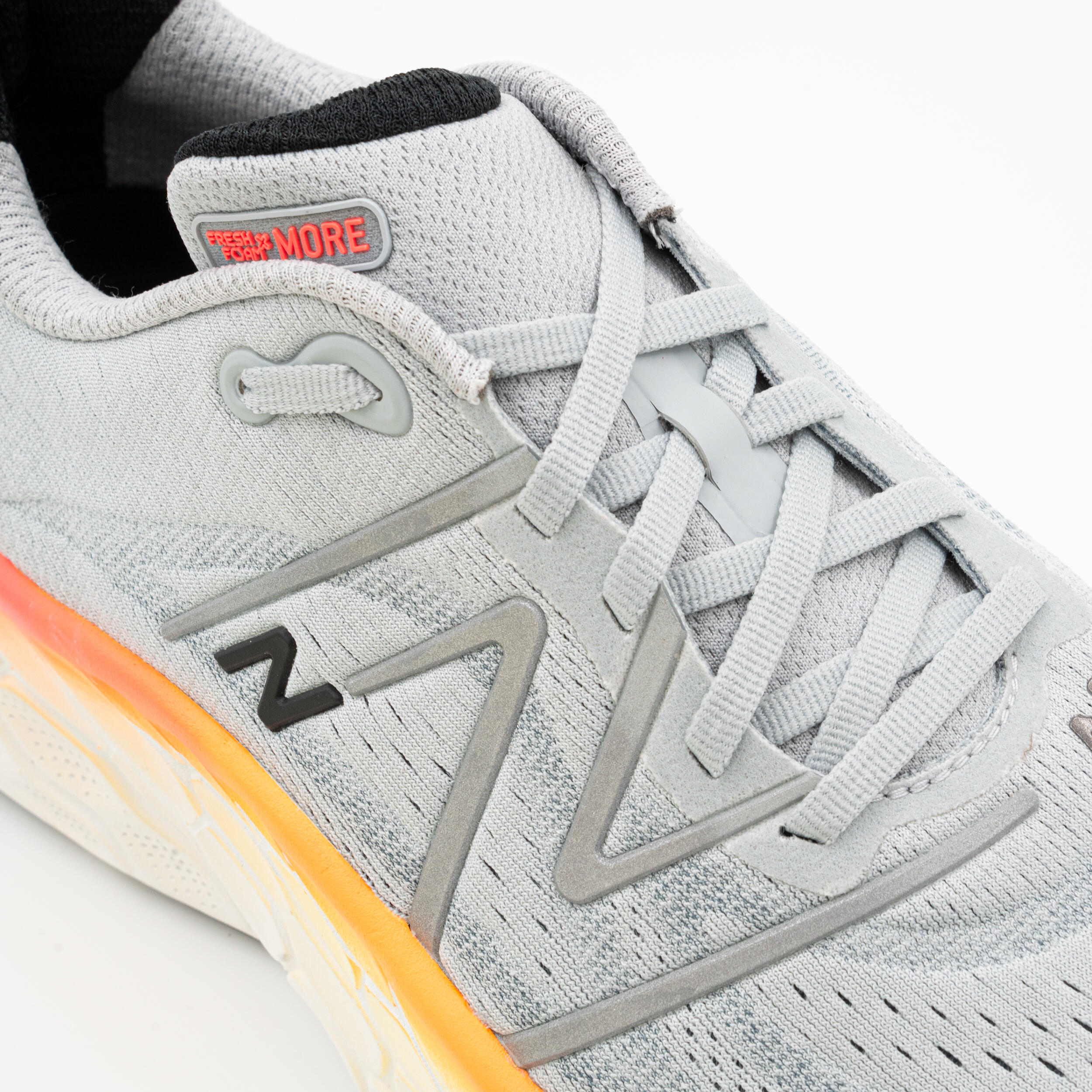 NEW BALANCE MORE V4 MEN'S RUNNING SHOES - GREY 4/6