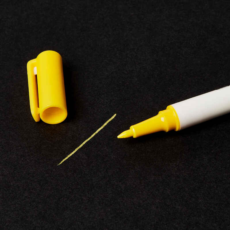 Paint Marker for Personalized Petanque Boules Yellow Decathlon