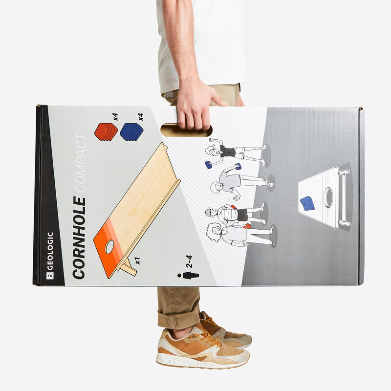 Cornhole játék, kompakt