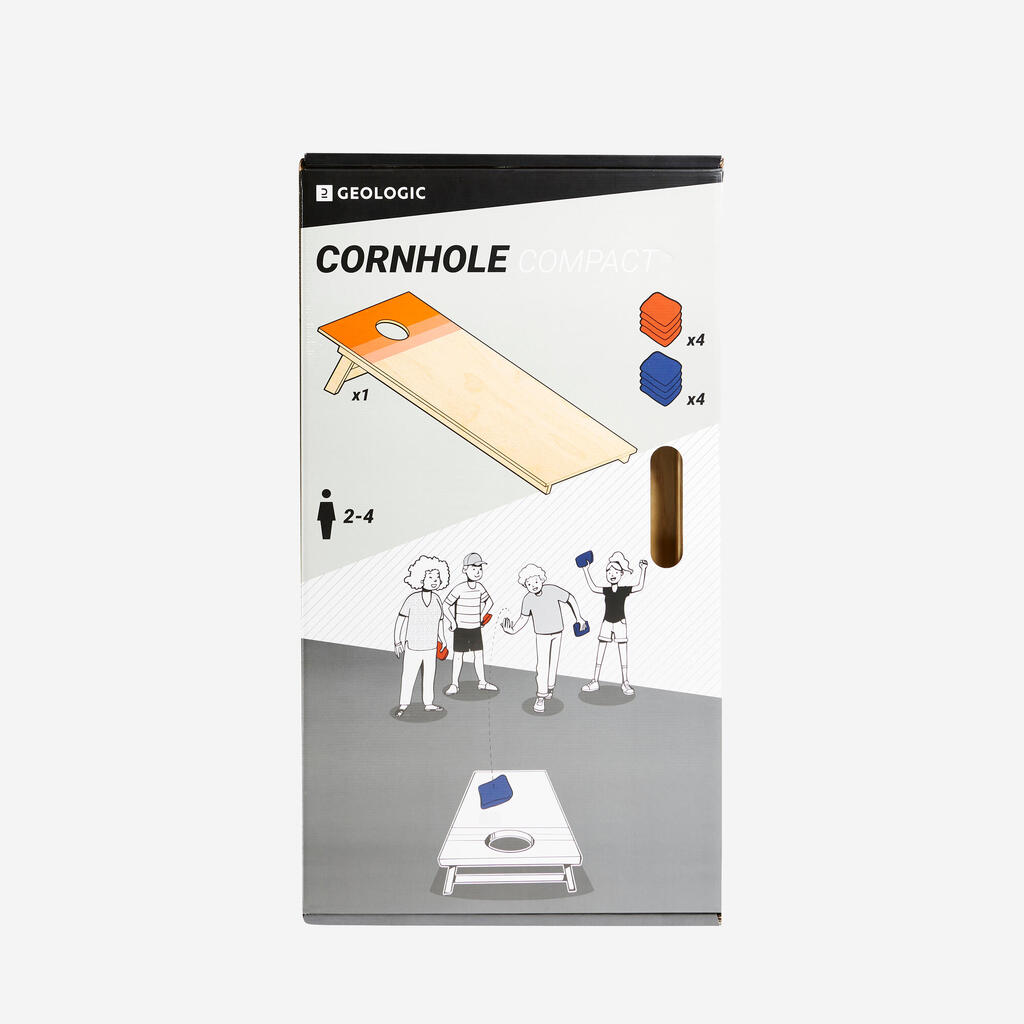 Kompaktna igra Cornhole spremna za igru