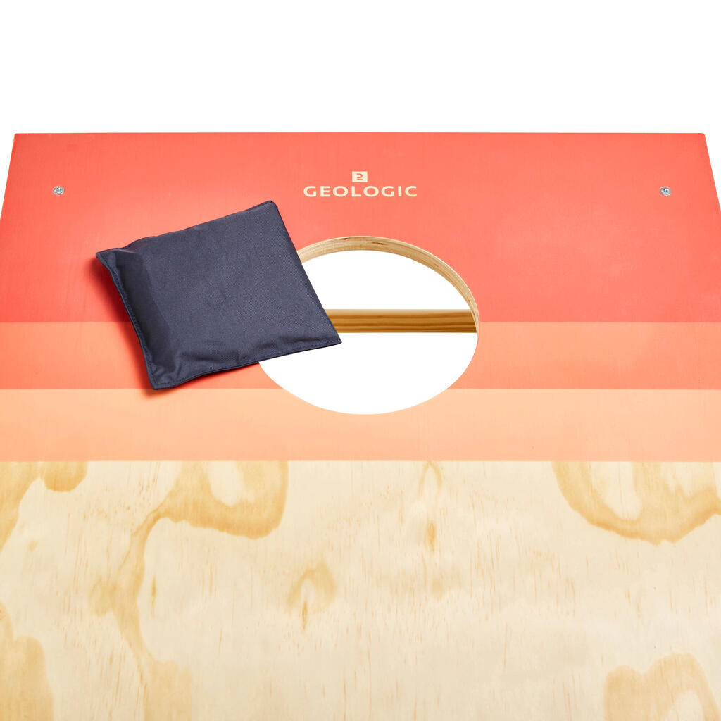 Ready-To-Play Compact Cornhole Game