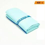 Swimming Microfiber Towel Size L 80 x 130 cm Glacier Blue