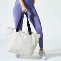 Reversible Sports' Tote 25L - Grey/Off-White