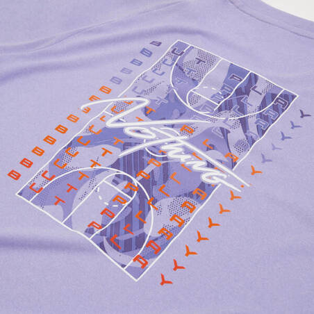 Women's Basketball T-Shirt 500 Fast - Purple