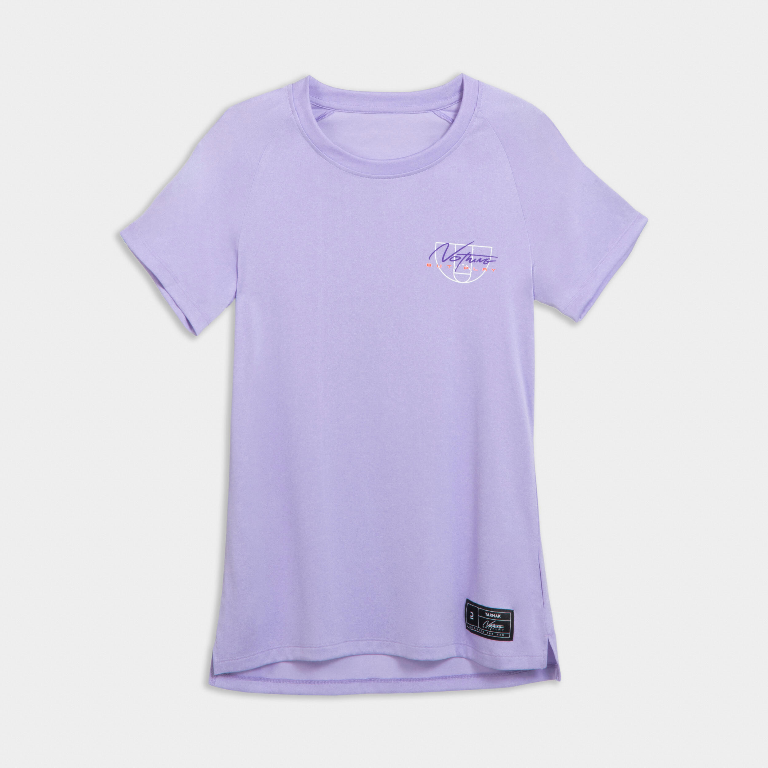 Women's Basketball T-Shirt 500 Fast - Purple 4/4