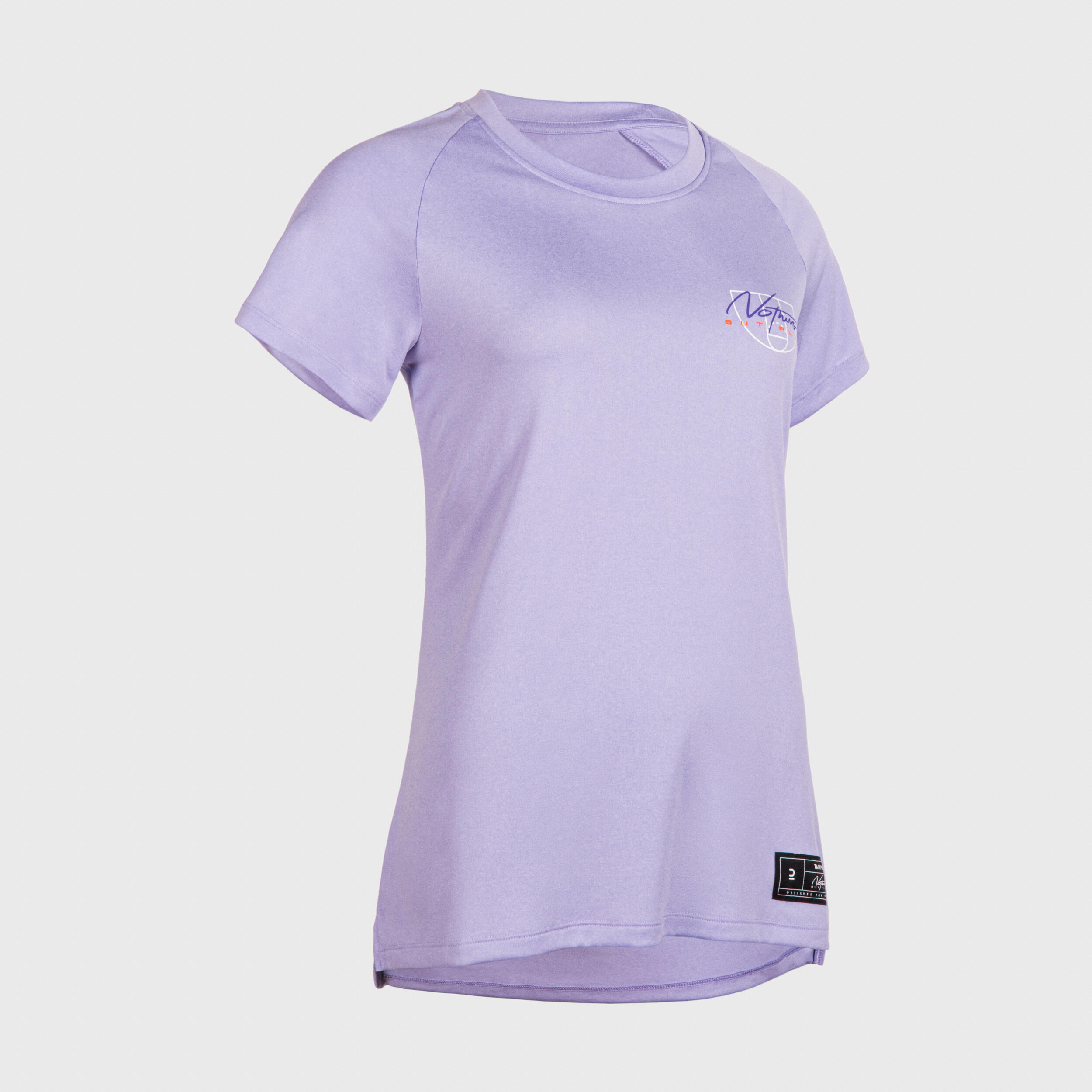 Women's Basketball T-Shirt 500 Fast - Purple 1/4