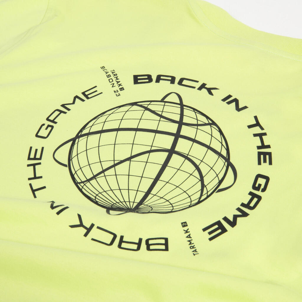 Vyriški / moteriški krepšinio marškinėliai „TS500 Signature“, smėlio spalvos